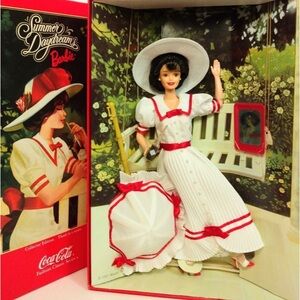 🌹🍃New In Box - Summer Day Dreams 1997 Coca Cola Classic Collector Barbie Doll